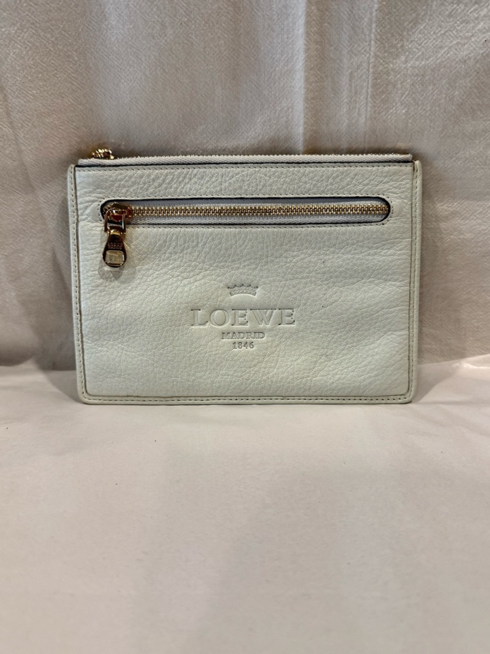 Authentic Vintage Loewe Heritage Leather Pouch Or Clutch
